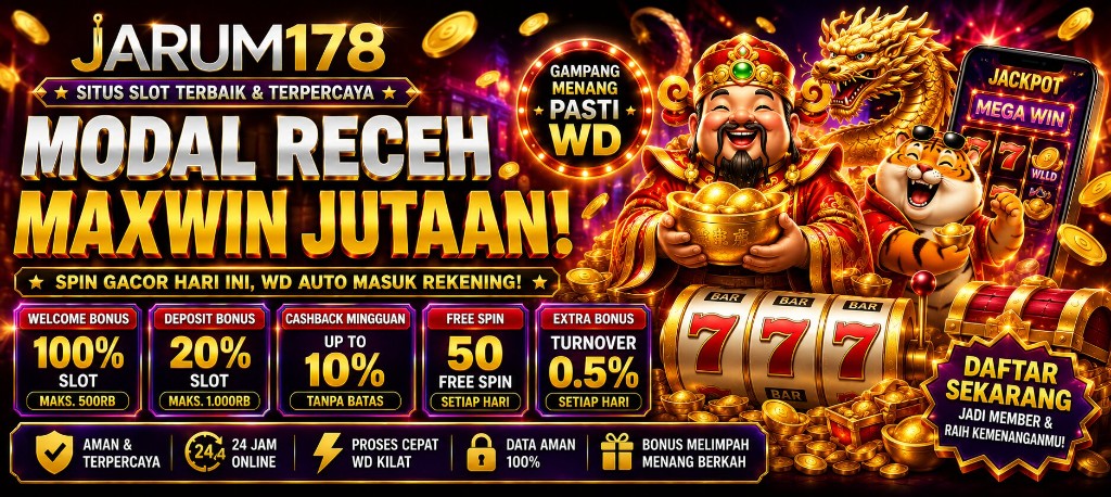Banner GENDUT188 modal receh cuan jutaan — bonus slot bonus 188 100%, cashback fast lane, free spin tier platinum